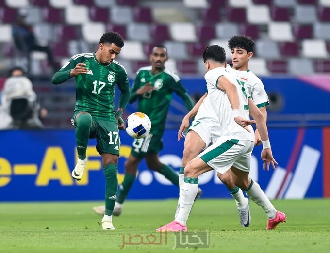 العراق يتصدر المجموعة الثالثة بفوز ثمين على السعودية في كأس آسيا تحت 23 عامًا